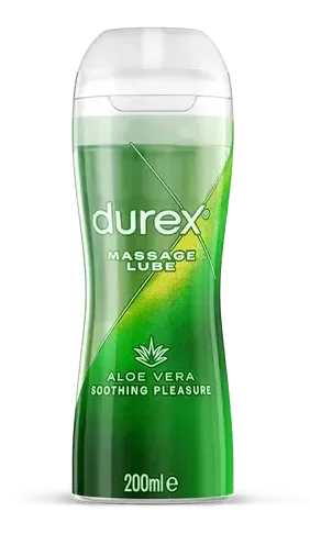 Durex 2 in 1 Soothing Aloe Vera Massage Lube (200ml)
