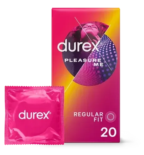Durex Pleasure Me Condoms 20 pack