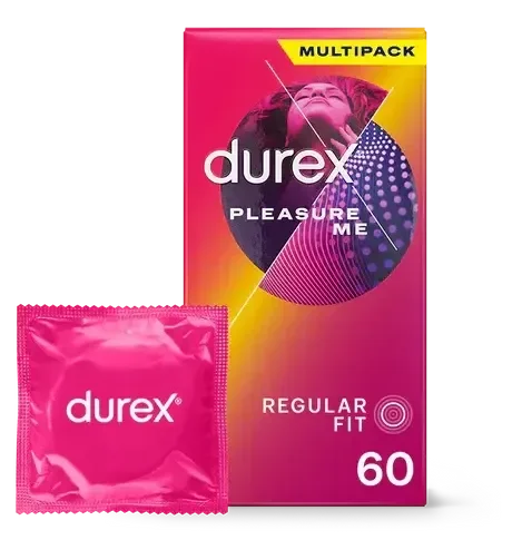Durex Pleasure Me Condoms 60 pack